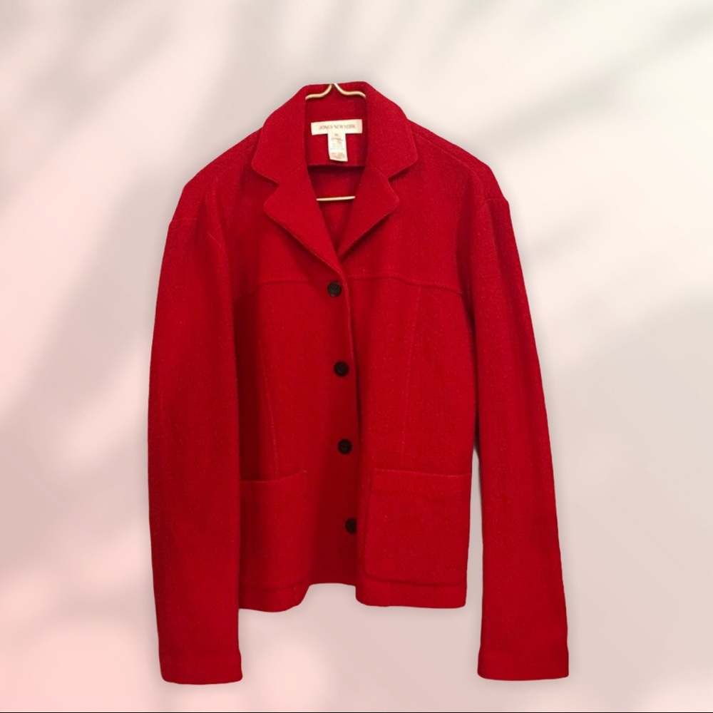 VINTAGE Jones New York Merino Wool Blazer